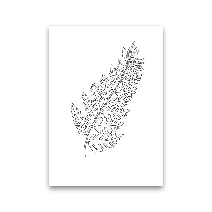 Highland Dunes Bracken by Carissa Tanton Drawing Print on Paper